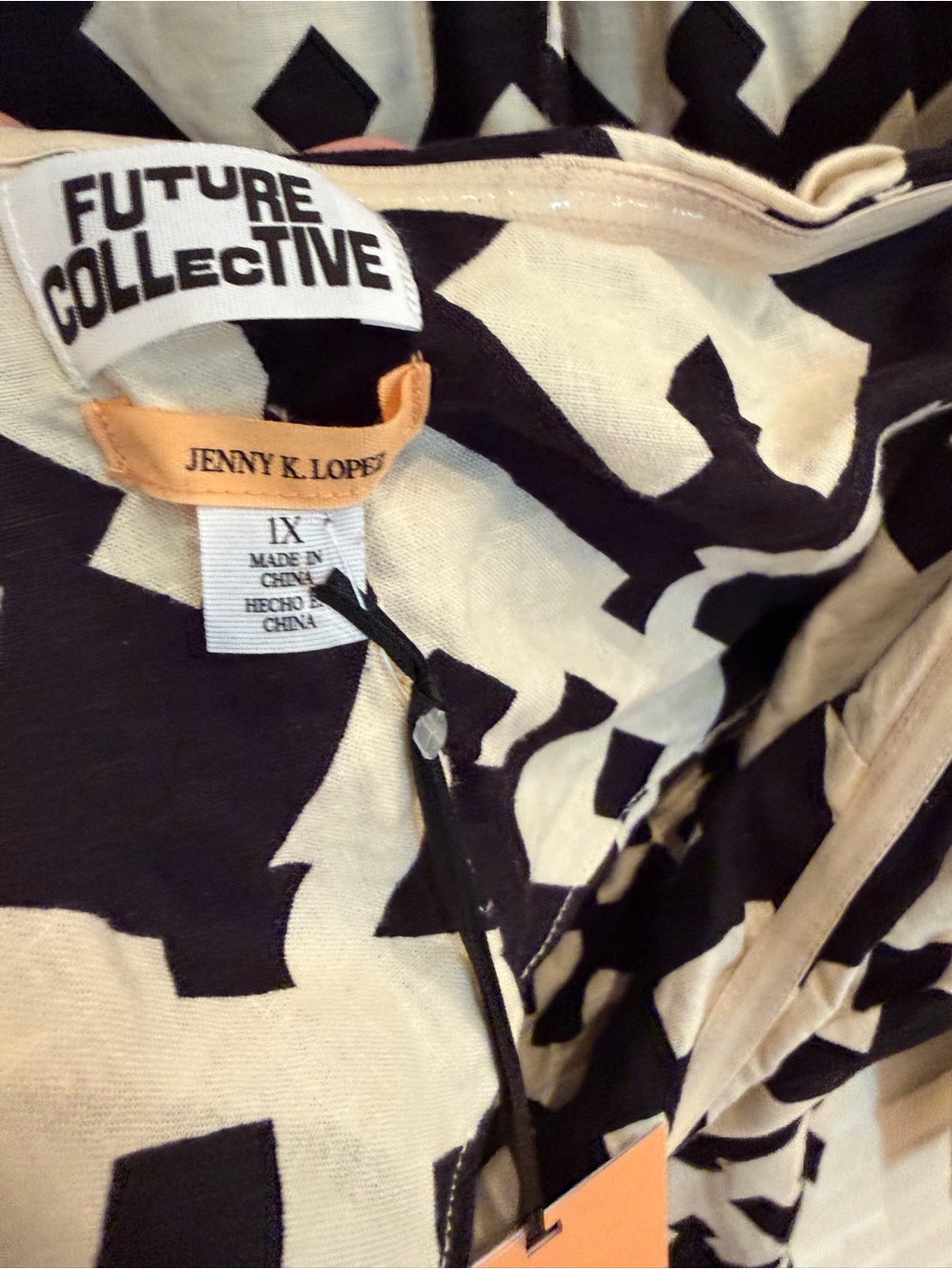 Future Collective Geo Print Halter Crop Top and Pants Set - Picture 8 of 8